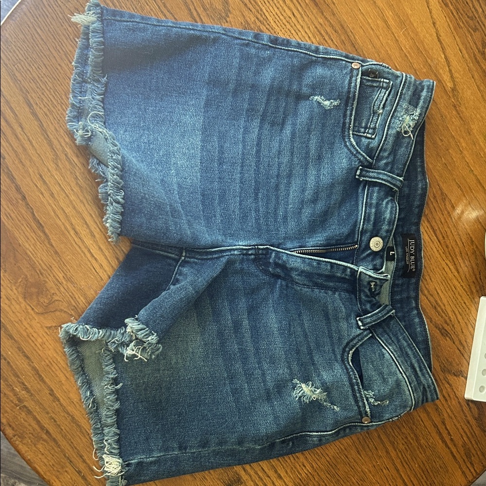 Judy Blue Dark Blue Jean Shorts